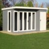 Shire Aster 12x8 Pent Shiplap Wooden Summer House - Assembly Service Included -Outdoor Garden shire aster 12x8 pent shiplap wooden summer house assembly service included5019804118908 03i
