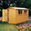 Shire Atlas 10x8 Ft Apex Shiplap Wooden 2 Door 2 Windows Shed With Floor - Assembly Service Included -Outdoor Garden shire atlas 10x8 ft apex shiplap wooden 2 door 2 windows shed with floor assembly service included5019804102099 01i bq