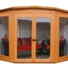 Shire Barclay 7x7 Safety Acrylic Pent Shiplap Wooden Summer House - Base Not Included 2 Shire Barclay 7x7 Safety Acrylic Pent Shiplap Wooden Summer House - Base Not Included -Outdoor Garden shire barclay 7x7 safety acrylic pent shiplap wooden summer house base not included5019804999170 02c