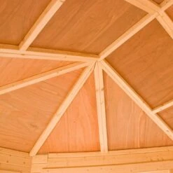 Shire Belvoir 10x10 Toughened Glass Apex Tongue & Groove Wooden Cabin - Base Not Included -Outdoor Garden shire belvoir 10x10 toughened glass apex tongue groove wooden cabin base not included5019804252336 37c