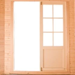 Shire Belvoir 10x10 Toughened Glass Apex Tongue & Groove Wooden Cabin - Base Not Included -Outdoor Garden shire belvoir 10x10 toughened glass apex tongue groove wooden cabin base not included5019804252336 38c