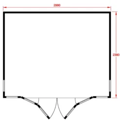 Shire Blenheim 10x8 Glass Bi-fold Door Apex Shiplap Wooden Summer House - Base Not Included 17 Shire Blenheim 10x8 Glass Bi-fold Door Apex Shiplap Wooden Summer House - Base Not Included -Outdoor Garden shire blenheim 10x8 glass bi fold door apex shiplap wooden summer house base not included5019804225491 03t