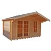Shire Cannock 12x8 Ft Apex Tongue & Groove Wooden Cabin With Felt Tile Roof - Assembly Service Included -Outdoor Garden shire cannock 12x8 ft apex tongue groove wooden cabin with felt tile roof assembly service included5019804111336 03c