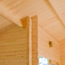 Shire Elveden 26x14 Glass Apex Tongue & Groove Wooden Cabin - Base Not Included -Outdoor Garden shire elveden 26x14 glass apex tongue groove wooden cabin base not included5019804111534 05i bq