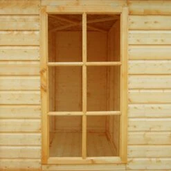 Shire Kensington 7x7 Toughened Glass Apex Shiplap Wooden Summer House - Base Not Included -Outdoor Garden shire kensington 7x7 toughened glass apex shiplap wooden summer house base not included5019804111183 02i bq