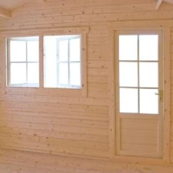 Shire Kinver 14x14 Glass Apex Tongue & Groove Wooden Cabin - Base Not Included -Outdoor Garden shire kinver 14x14 glass apex tongue groove wooden cabin base not included5019804114191 38c