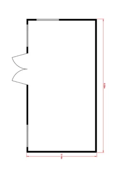 Shire Mammoth 20x10 Glass Apex Wooden Workshop - Base Not Included -Outdoor Garden shire mammoth 20x10 glass apex wooden workshop base not included5019804203130 02t