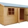 Shire Mammoth 20x10 Glass Apex Wooden Workshop - Base Not Included -Outdoor Garden shire mammoth 20x10 glass apex wooden workshop base not included5019804203130 03c bq