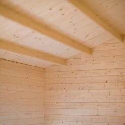 Shire Marlborough 12x14 Ft Apex Tongue & Groove Wooden Cabin With Felt Tile Roof - Assembly Service Included -Outdoor Garden shire marlborough 12x14 ft apex tongue groove wooden cabin with felt tile roof assembly service included5019804112517 36c