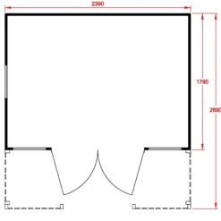 Shire Milton 8x9 Glass Apex Shiplap Wooden Summer House - Base Not Included -Outdoor Garden shire milton 8x9 glass apex shiplap wooden summer house base not included5019804124800 02t