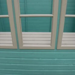 Shire Sun 10x10 Glass Pent Shiplap Wooden Summer House - Base Not Included -Outdoor Garden shire sun 10x10 glass pent shiplap wooden summer house base not included5019804112067 05i bq