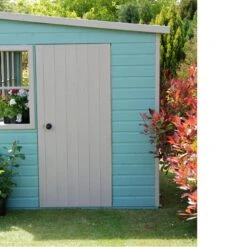 Shire Sun 10x10 Glass Pent Shiplap Wooden Summer House - Base Not Included -Outdoor Garden shire sun 10x10 glass pent shiplap wooden summer house base not included5019804112067 07i bq
