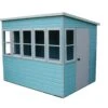 Shire Sun 8x6 Glass Pent Shiplap Wooden Summer House - Base Not Included -Outdoor Garden shire sun 8x6 glass pent shiplap wooden summer house base not included5019804112012 01c bq