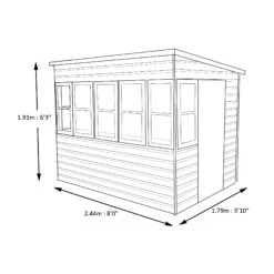 Shire Sun 8x6 Glass Pent Shiplap Wooden Summer House - Base Not Included 20 Shire Sun 8x6 Glass Pent Shiplap Wooden Summer House - Base Not Included -Outdoor Garden shire sun 8x6 glass pent shiplap wooden summer house base not included5019804112012 01t