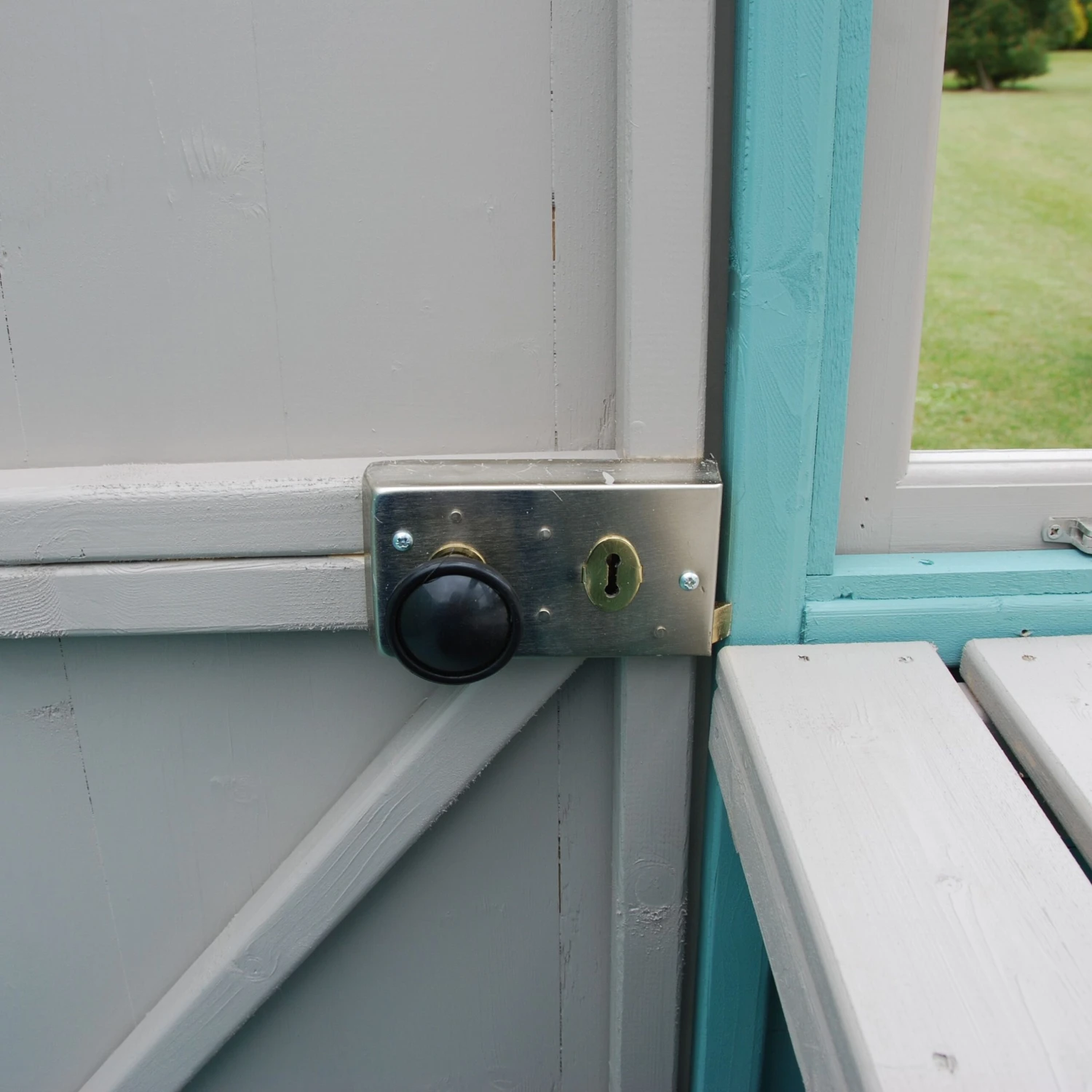 Shire Sun 8x6 Glass Pent Shiplap Wooden Summer House - Base Not Included 10 Shire Sun 8x6 Glass Pent Shiplap Wooden Summer House - Base Not Included - Image 8