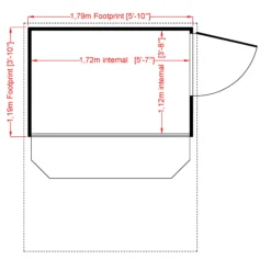 Shire Timber Bar Shiplap Wooden 6x4 Apex Garden Storage - Assembly Service Included -Outdoor Garden shire timber bar shiplap wooden 6x4 apex garden storage assembly service included5019804118946 02t bq
