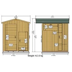 Shire Tongue & Groove Wooden 6x6 Apex Garden Storage - Assembly Service Included -Outdoor Garden shire tongue groove wooden 6x6 apex garden storage assembly service included5019804118786 01t bq
