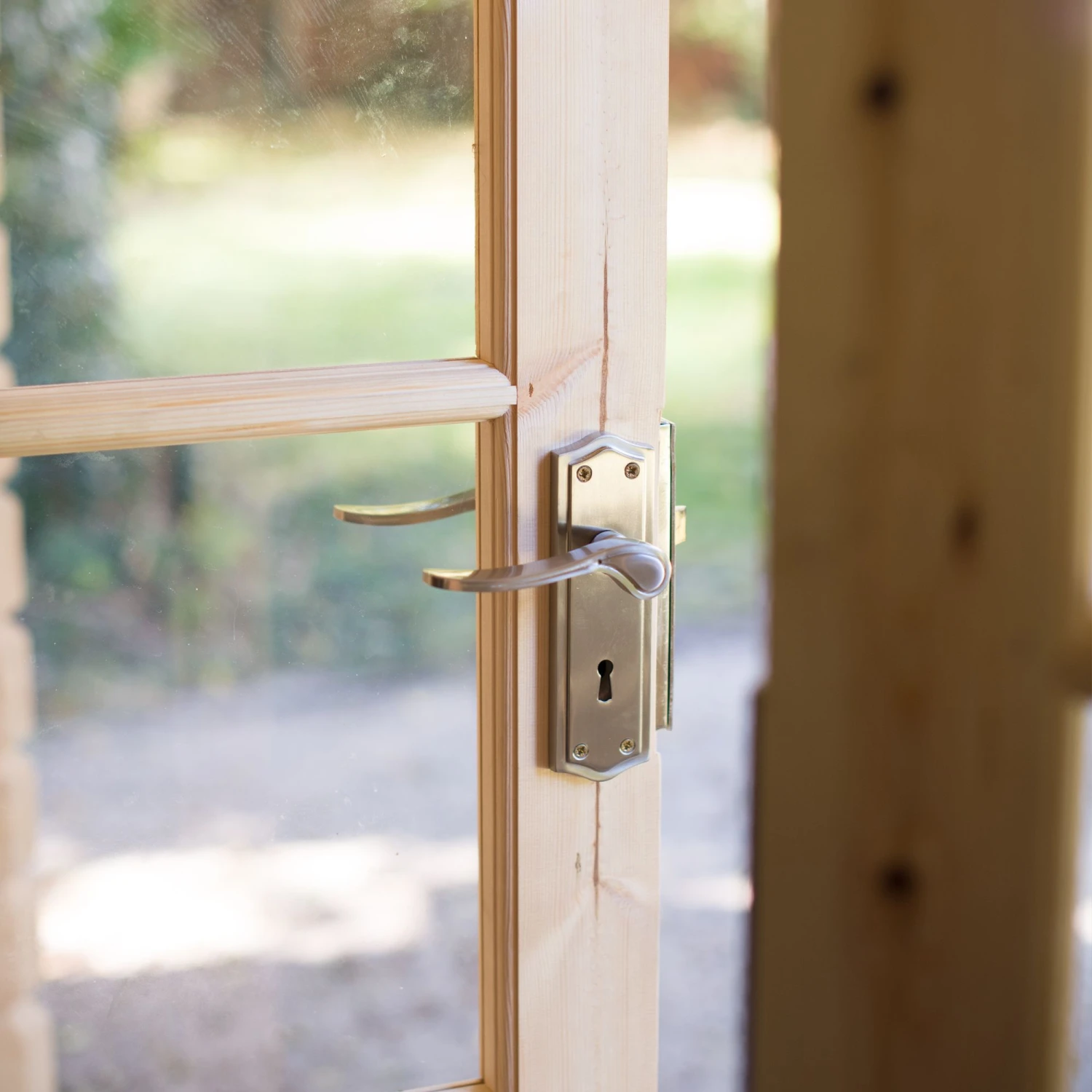 Shire Twyford 16x17 Ft Toughened Glass Apex Tongue & Groove Wooden Cabin With Felt Tile Roof 10 Shire Twyford 16x17 Ft Toughened Glass Apex Tongue & Groove Wooden Cabin With Felt Tile Roof - Image 8