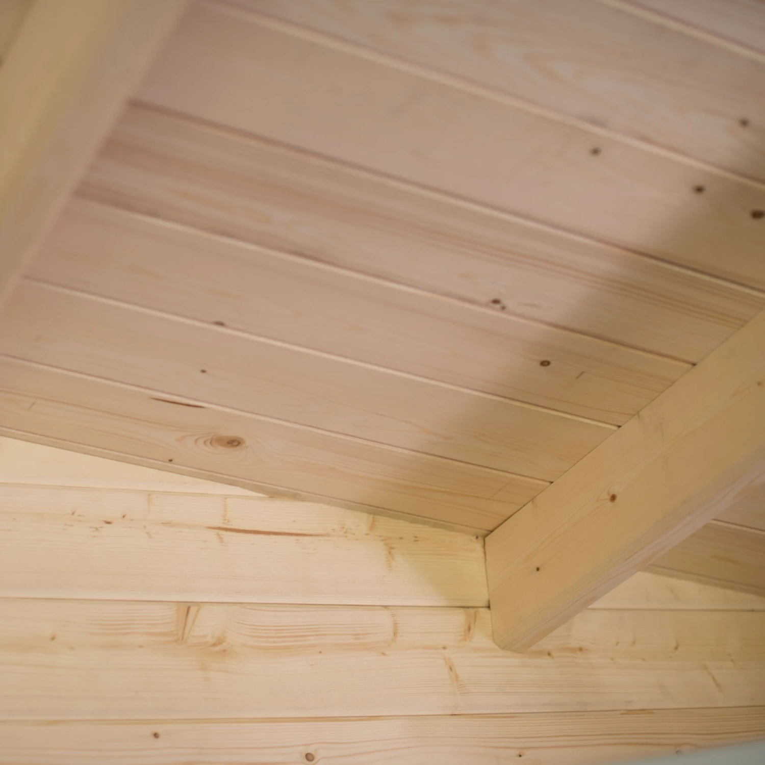 Shire Twyford 16x17 Ft Toughened Glass Apex Tongue & Groove Wooden Cabin With Felt Tile Roof 6 Shire Twyford 16x17 Ft Toughened Glass Apex Tongue & Groove Wooden Cabin With Felt Tile Roof - Image 4