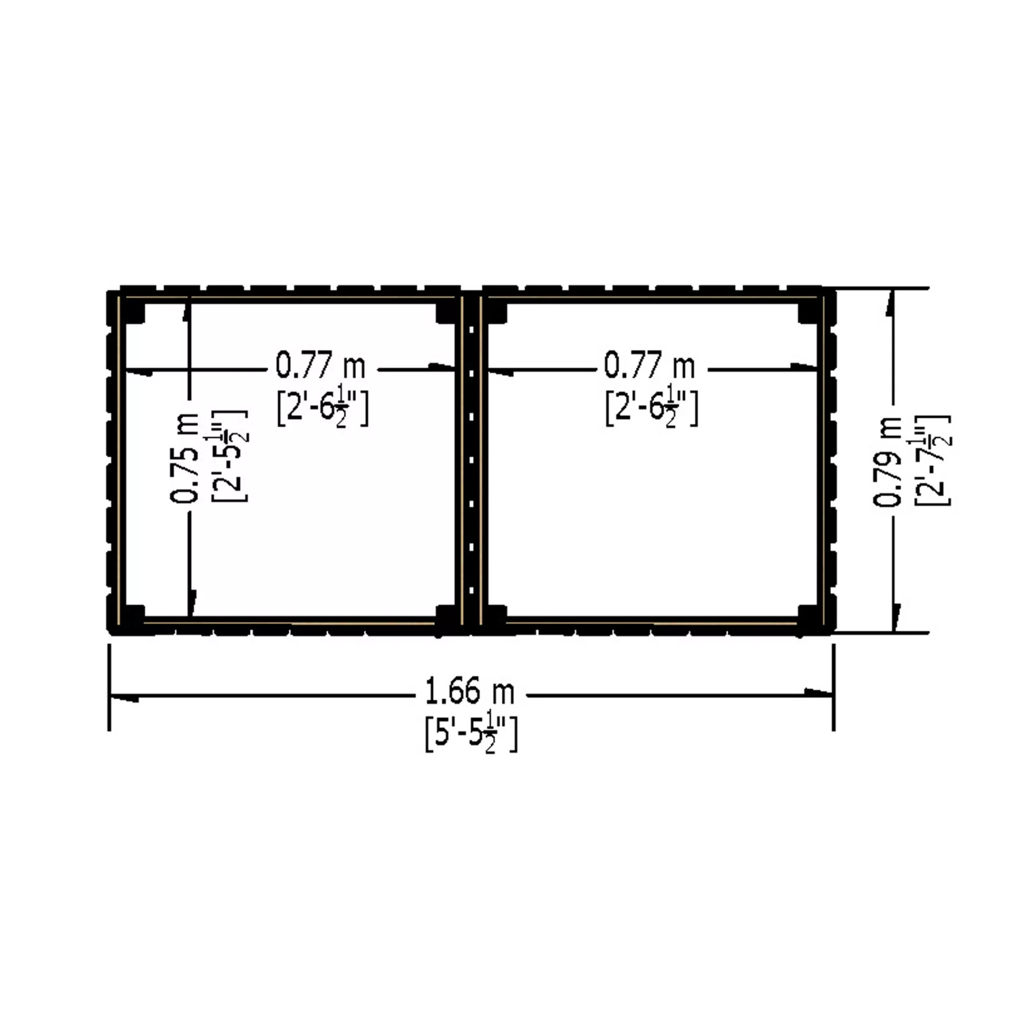 Shire Wooden Bin Storage 6 Shire Wooden Bin Storage - Image 4