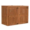 Shire Wooden Bin Storage -Outdoor Garden shire wooden bin storage5060490133256 33c BQ