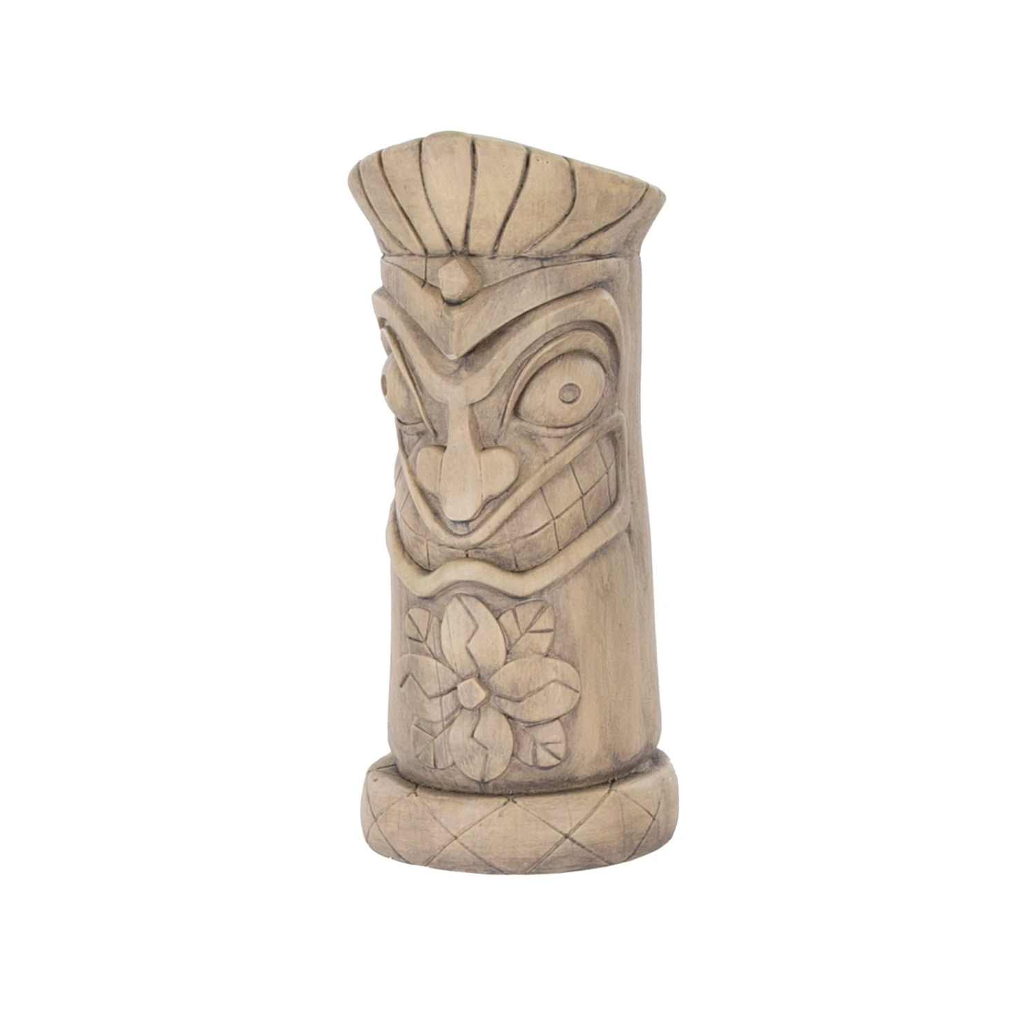 Terrastyle Cream Tikki Totem Garden Ornament (H)32cm 3 Terrastyle Cream Tikki Totem Garden Ornament (H)32cm