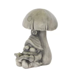 Terrastyle Grey Ceramic Gnome Garden Ornament (H)31cm