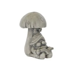 Terrastyle Grey Ceramic Gnome Garden Ornament (H)31cm -Outdoor Garden terrastyle grey ceramic gnome garden ornament h 31cm5021346520095 36c bq