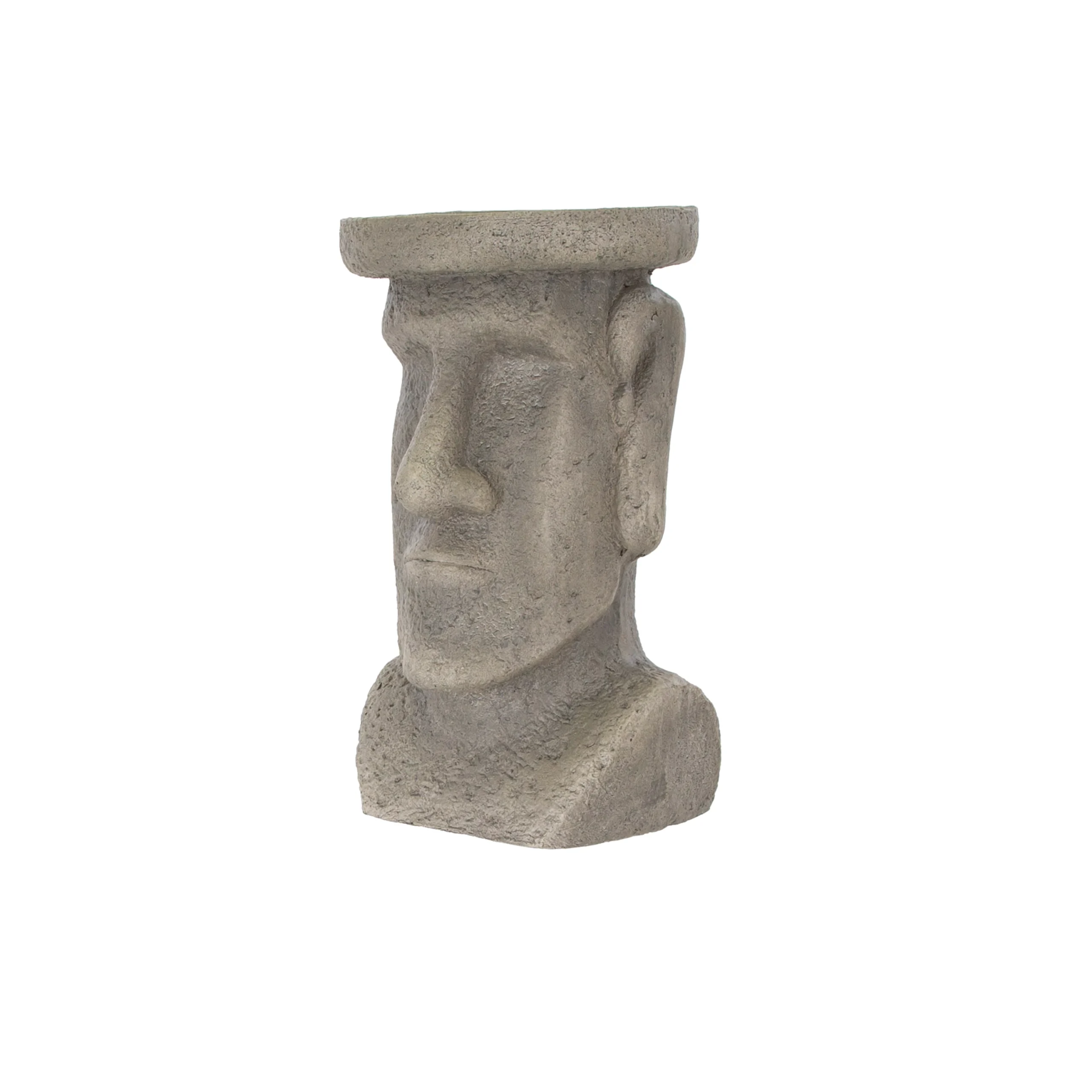 Terrastyle Grey Easter Island Head Garden Ornament (H)48.5cm 3 Terrastyle Grey Easter Island Head Garden Ornament (H)48.5cm