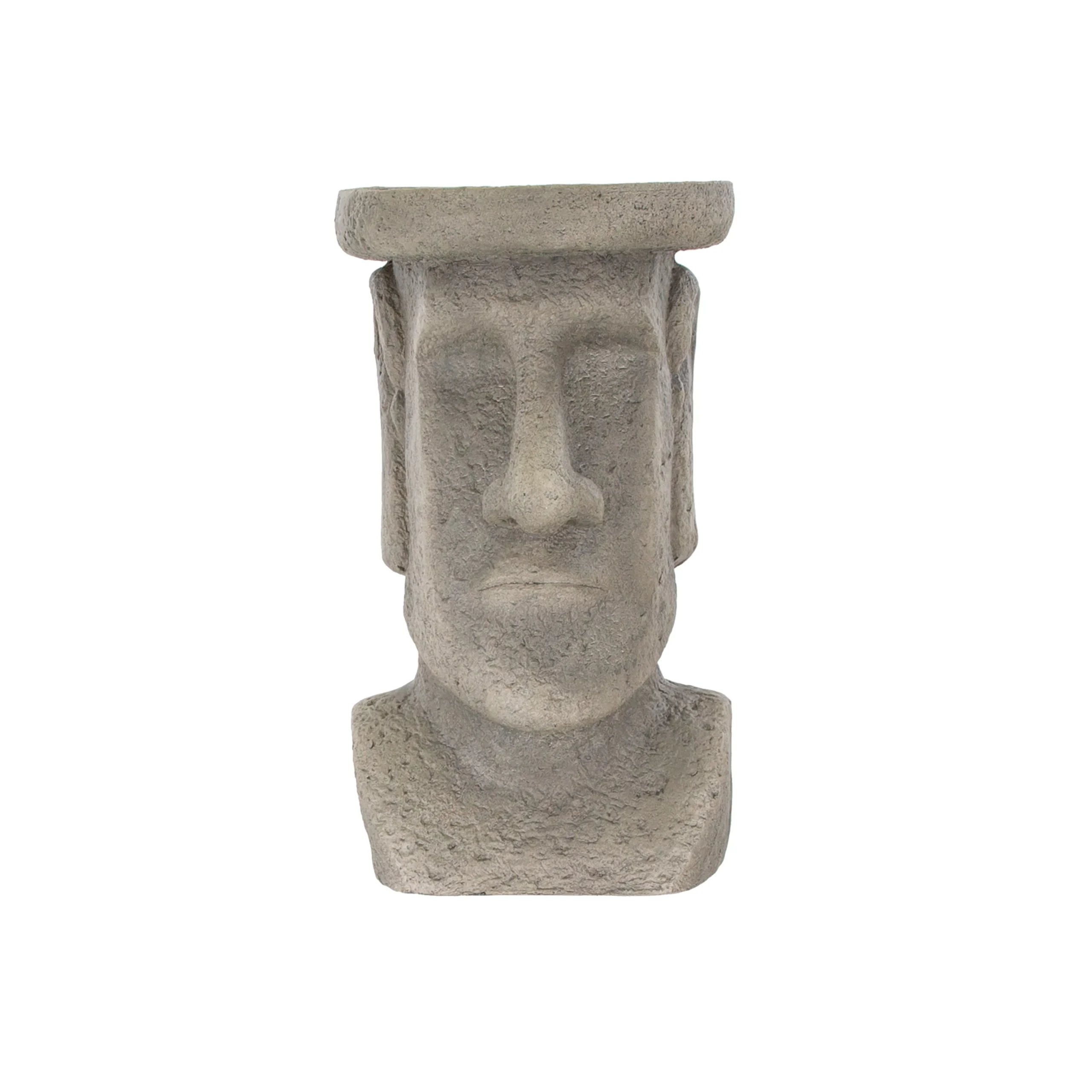 Terrastyle Grey Easter Island Head Garden Ornament (H)48.5cm 4 Terrastyle Grey Easter Island Head Garden Ornament (H)48.5cm - Image 2