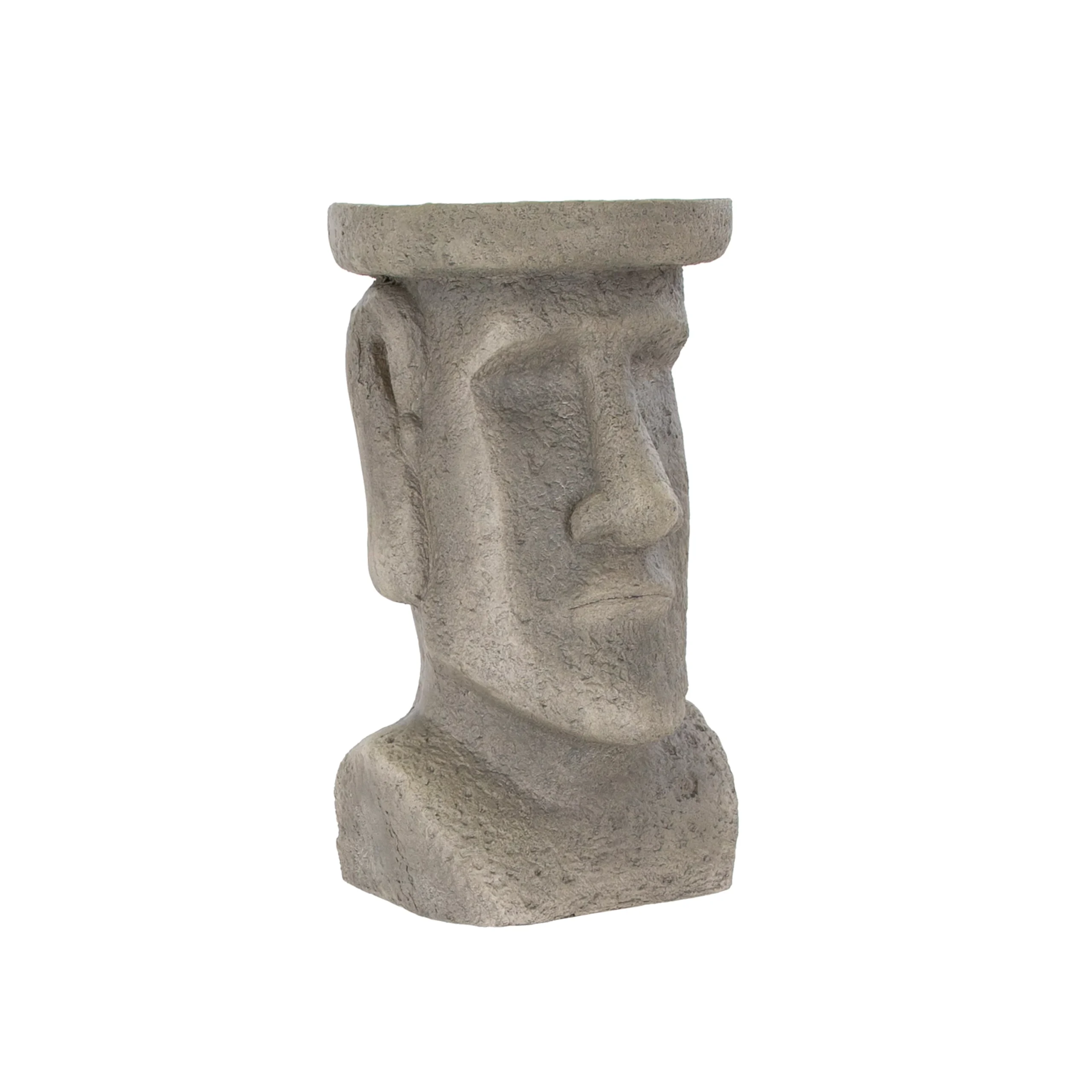 Terrastyle Grey Easter Island Head Garden Ornament (H)48.5cm 6 Terrastyle Grey Easter Island Head Garden Ornament (H)48.5cm - Image 4