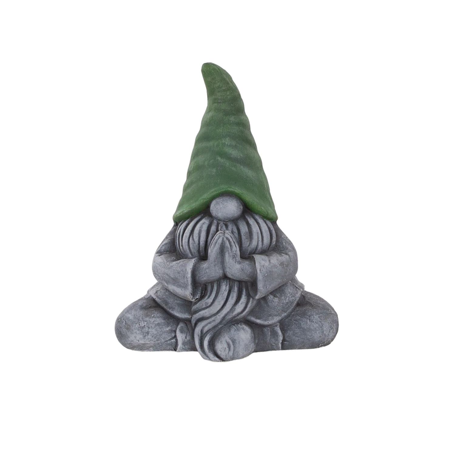 Terrastyle Grey, Green Polystone Gnome Garden Ornament (H)43cm 3 Terrastyle Grey, Green Polystone Gnome Garden Ornament (H)43cm