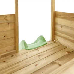 TP Toys 8x7 Tree Top Timber Tower Slide Playhouse Assembly Required -Outdoor Garden tp toys 8x7 tree top timber tower slide playhouse assembly required5021854803543 06c bq