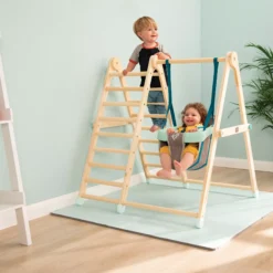 TP Toys Climbing Frame With Swing -Outdoor Garden tp toys climbing frame with swing5021854116858 01i bq