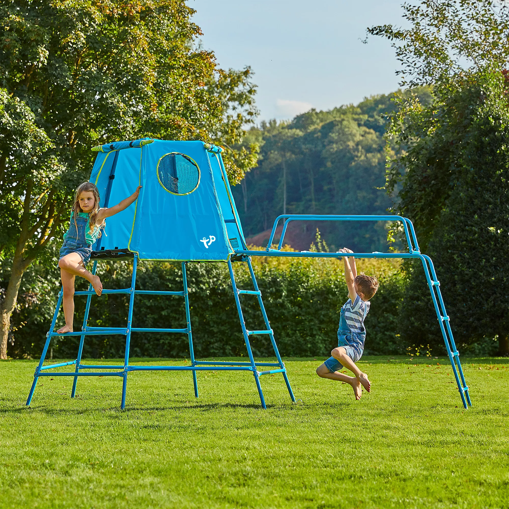 TP Toys Explorer Blue Metal Climbing Frame With Jungle Run 4 TP Toys Explorer Blue Metal Climbing Frame With Jungle Run - Image 2