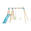 TP Toys Knightswood Double Brown & Green Wood Swing & Slide 2 TP Toys Knightswood Double Brown & Green Wood Swing & Slide -Outdoor Garden tp toys knightswood double brown green wood swing slide5021854908859 01c bq
