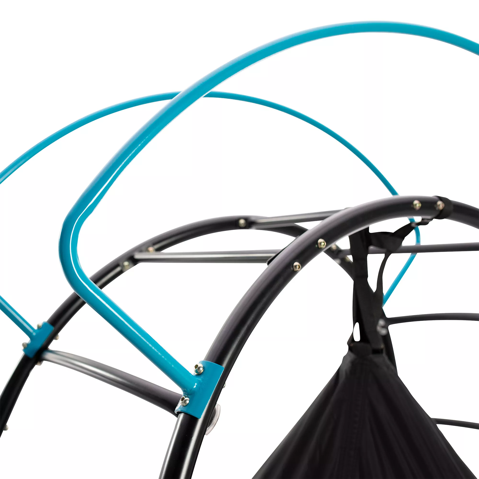 TP Toys UFO Black Metal Climbing Frame & Swing Set 5 TP Toys UFO Black Metal Climbing Frame & Swing Set - Image 3