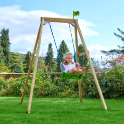 TP Toys Wooden Swing -Outdoor Garden tp toys wooden swing5021854103032 02i bq