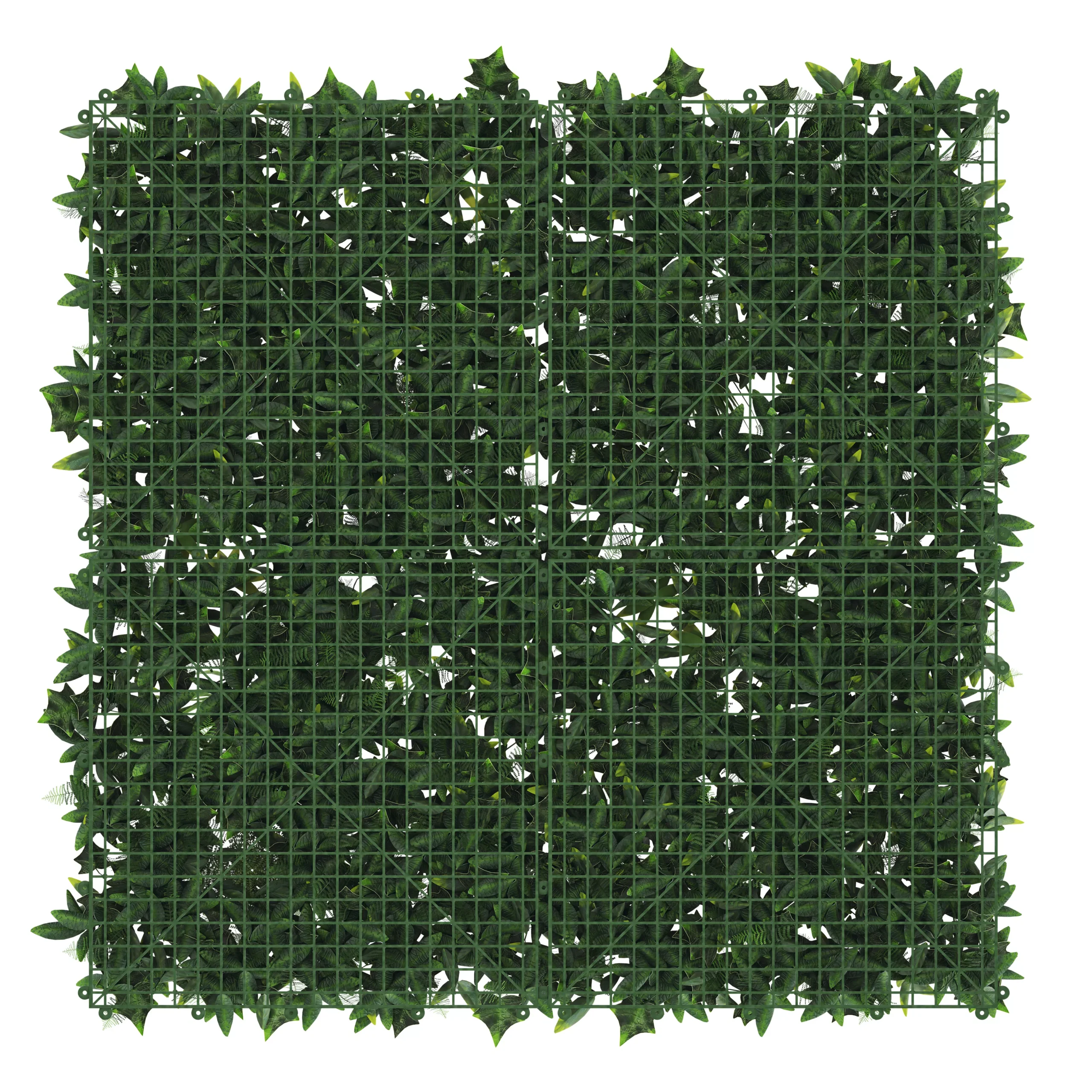 Vertical Square Artificial Plant Wall, (H)1m (W)1m 4 Vertical Square Artificial Plant Wall, (H)1m (W)1m - Image 2