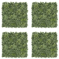 Vertical Square Artificial Plant Wall, (H)1m (W)1m 11 Vertical Square Artificial Plant Wall, (H)1m (W)1m -Outdoor Garden vertical square artificial plant wall h 1m w 1m5059340671932 37c