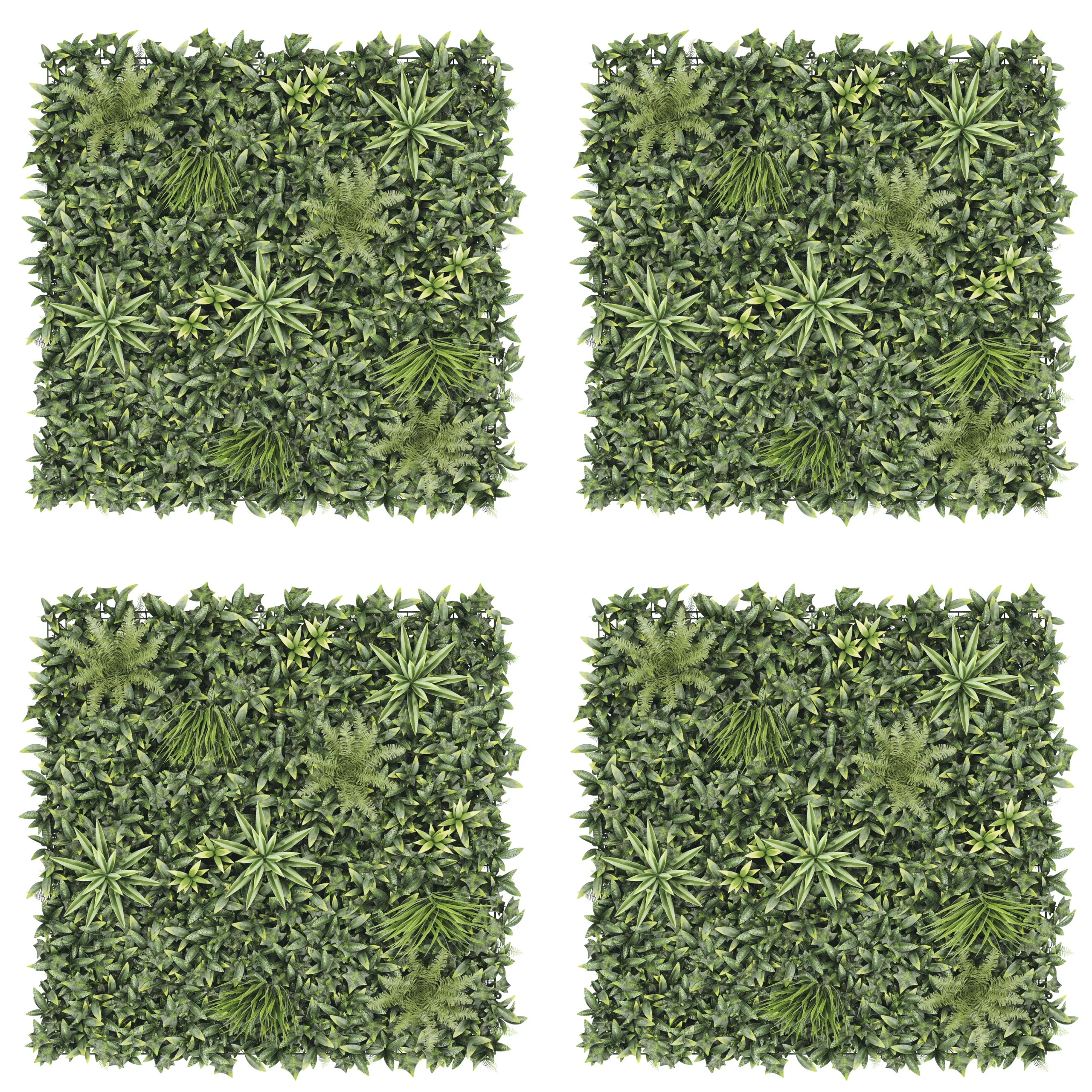 Vertical Square Artificial Plant Wall, (H)1m (W)1m 6 Vertical Square Artificial Plant Wall, (H)1m (W)1m - Image 4