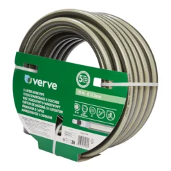 Verve Green 5-layer Reinforced Hose Pipe (D)½" X (L)25m -Outdoor Garden verve green 5 layer reinforced hose pipe d x l 25m5059340329895 21c