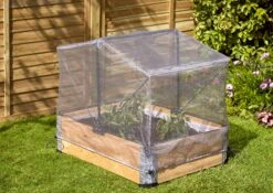 Verve Kitchen Garden Grey Polyphenylene Ether (PPE) & Steel Easy Access Grow Cover, (L)0.8m (W)0.6m -Outdoor Garden verve kitchen garden grey polyphenylene ether ppe steel easy access grow cover l 0 8m w 0 6m3663602760245 03bq