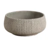 Verve Kulun Beige Knitted Effect Fibreclay Circular Plant Pot (Dia)37cm 1 Verve Kulun Beige Knitted Effect Fibreclay Circular Plant Pot (Dia)37cm -Outdoor Garden verve kulun beige knitted effect fibreclay circular plant pot dia 37cm5059340328409 02c