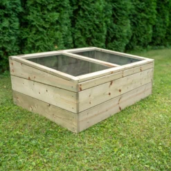 Verve Softwood Coldframe 37cm(H) 93cm(W) -Outdoor Garden verve softwood coldframe 37cm h 93cm w 5059340328997 07i