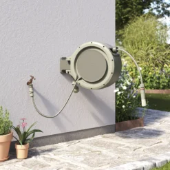 Verve Wall-mounted Auto Hose Reel Set (L)25m 15 Verve Wall-mounted Auto Hose Reel Set (L)25m -Outdoor Garden verve wall mounted auto hose reel set l 25m5059340250960 01i