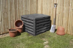 Verve Wood Effect Composter 400L -Outdoor Garden verve wood effect composter 400l5063022039118 01i