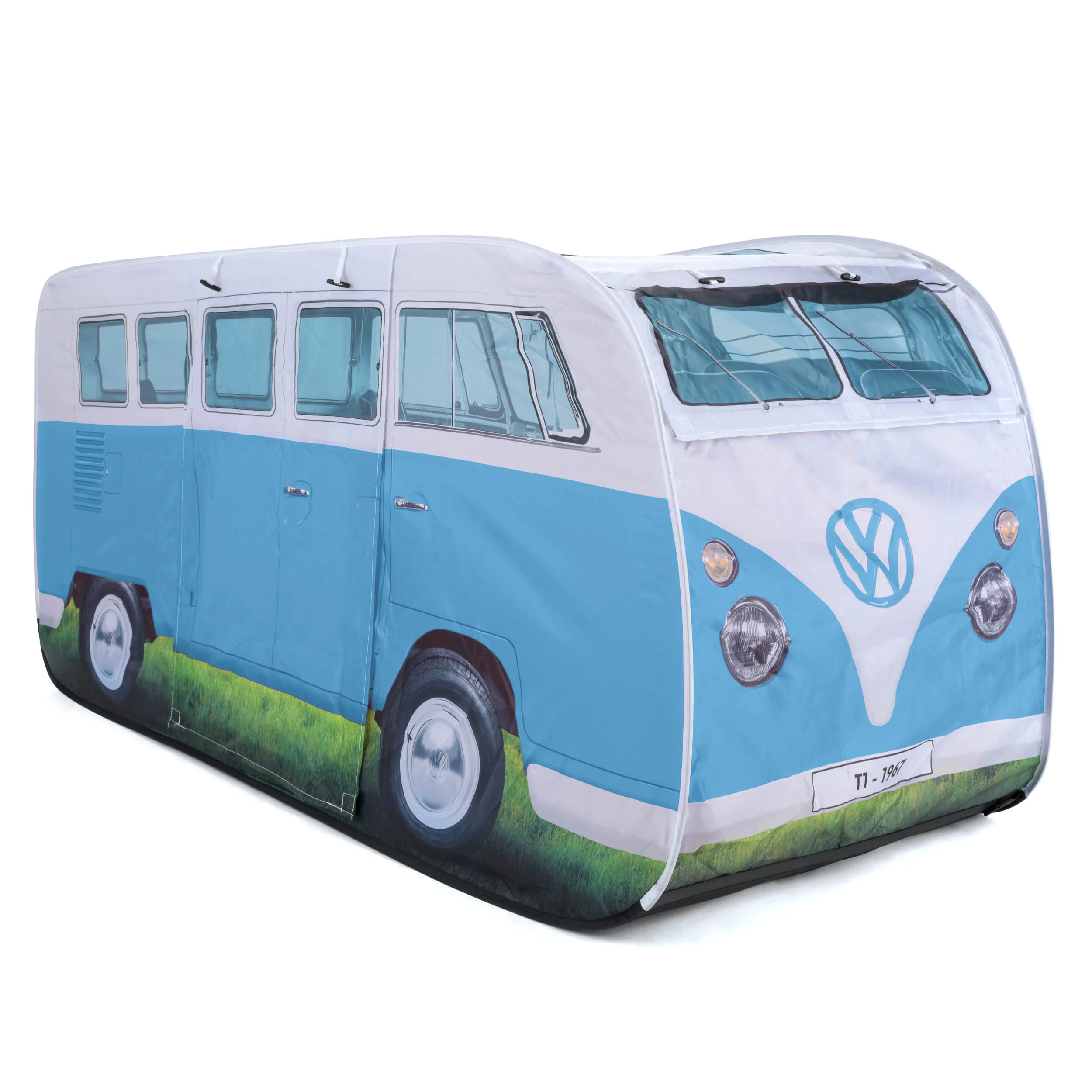 Volkswagen Blue Camper Van Pop Up Tent 3 Volkswagen Blue Camper Van Pop Up Tent