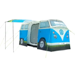 Volkswagen Blue Camper Van Quick Pitch Tent -Outdoor Garden volkswagen blue camper van quick pitch tent5031470224837 03c bq