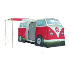Volkswagen Red Camper Van Quick Pitch Tent -Outdoor Garden volkswagen red camper van quick pitch tent5031470224820 03c bq